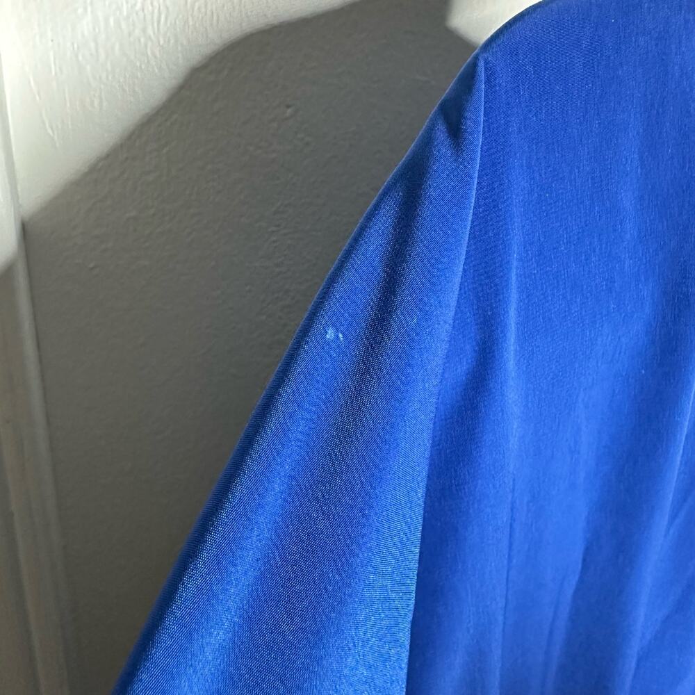 Alyx Woman Women's Royal Blue Drawstring Dress Size 1X Bold Short Sleeve - Picture 5 of 8